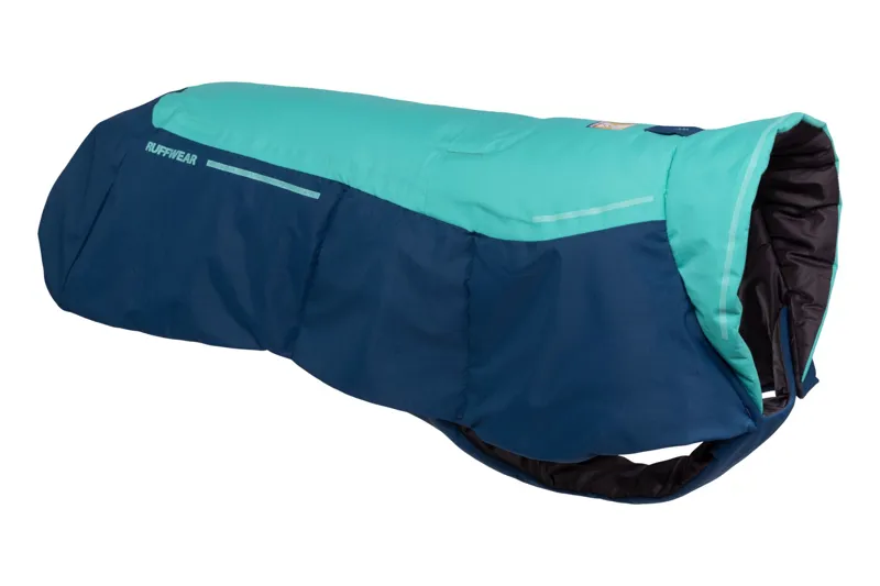Ruffwear Vert Dog Jacket in Aurora Teal-1